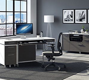 Aspenhome Home Office Harper Point 66 Executive Desk 559239 Home Office