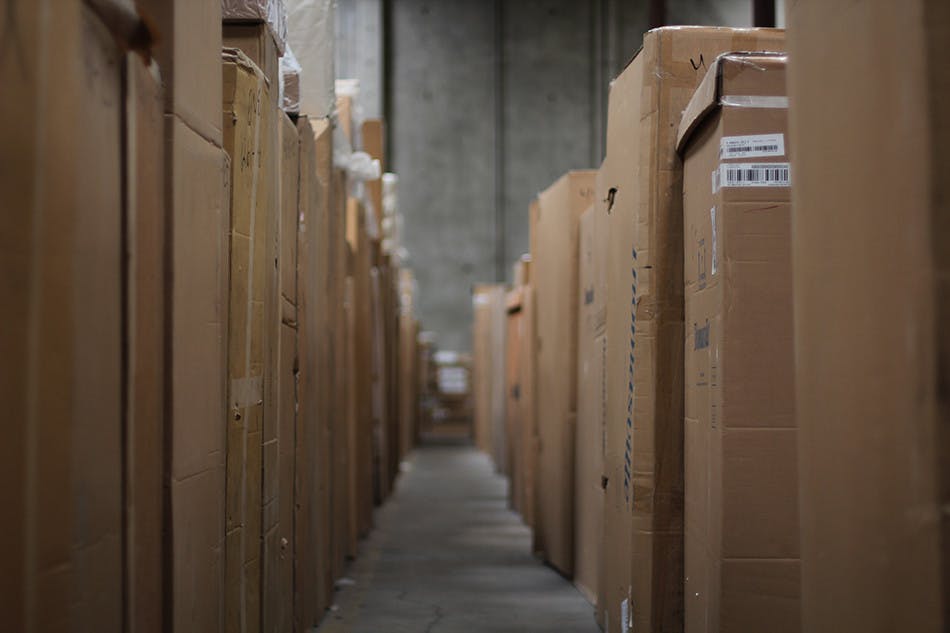 warehouse boxes