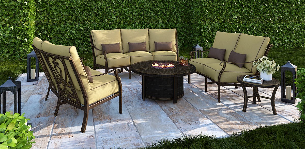Cast aluminum garden furniture is one of the top choices ...