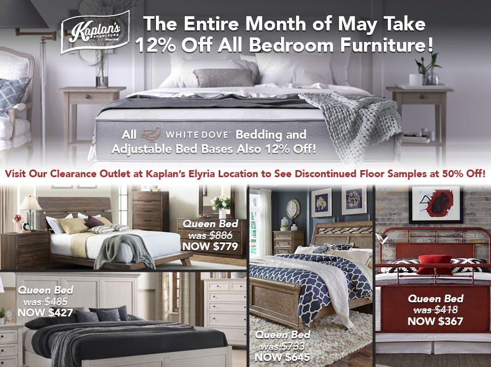 Kf Monthly Promotions Kaplan S Furniture Offer Includes 12 Off All Bedroom Furniture Available White Dove Bedding And Adjule Bed Bases Also
