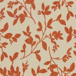 Fabric Trend 2009 Orange Floral Fabric